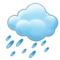 Cloud With Rain emoji on Samsung